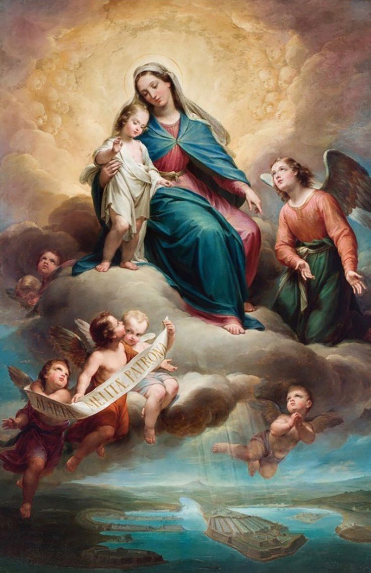 Hail Mary,Queen of Heaven and all the Angels,
Come hasten to assist us,O Mother sweet and kind.