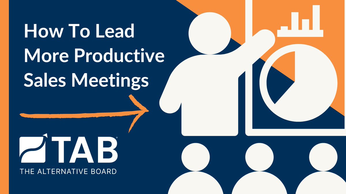 Read “How to Lead More Productive Sales Meetings” and learn how you can obstacles to make your sales meetings more productive, motivating and energizing than ever before.

zurl.co/q8fU 

#tabboards #businesscoaching #salesmeetings #salesperformance