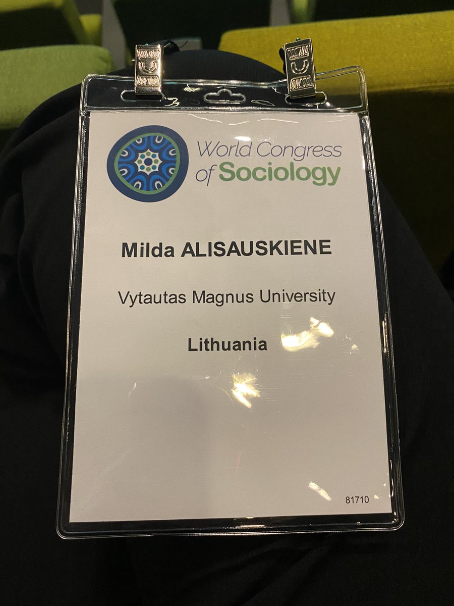 alisauskiene's tweet photo. Attending #ISAWCS23! Religion is for the first time mentioned in the title of the ISA congress. https://t.co/hyhhl3KiTO