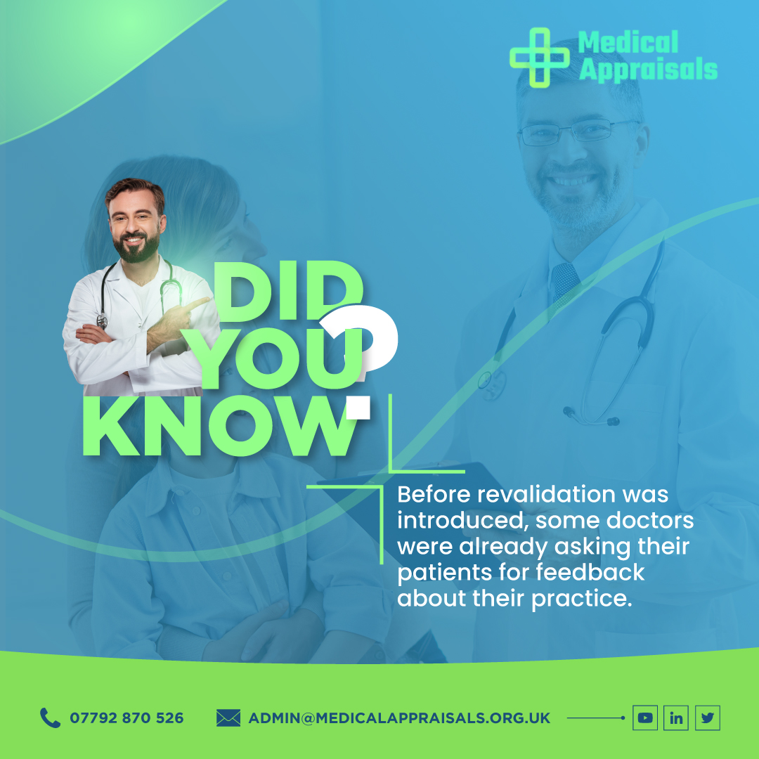 For more info please visit: lnkd.in/d2sgbV2j
.
.
#MedicalAppraisal #Revalidation #Locum #appraiser #training #AppraisalReady #MedicalProfession #PatientCare #ContinuousProfessionalDevelopment #health #development #medical #patientsafety #compliance #doctors #quality