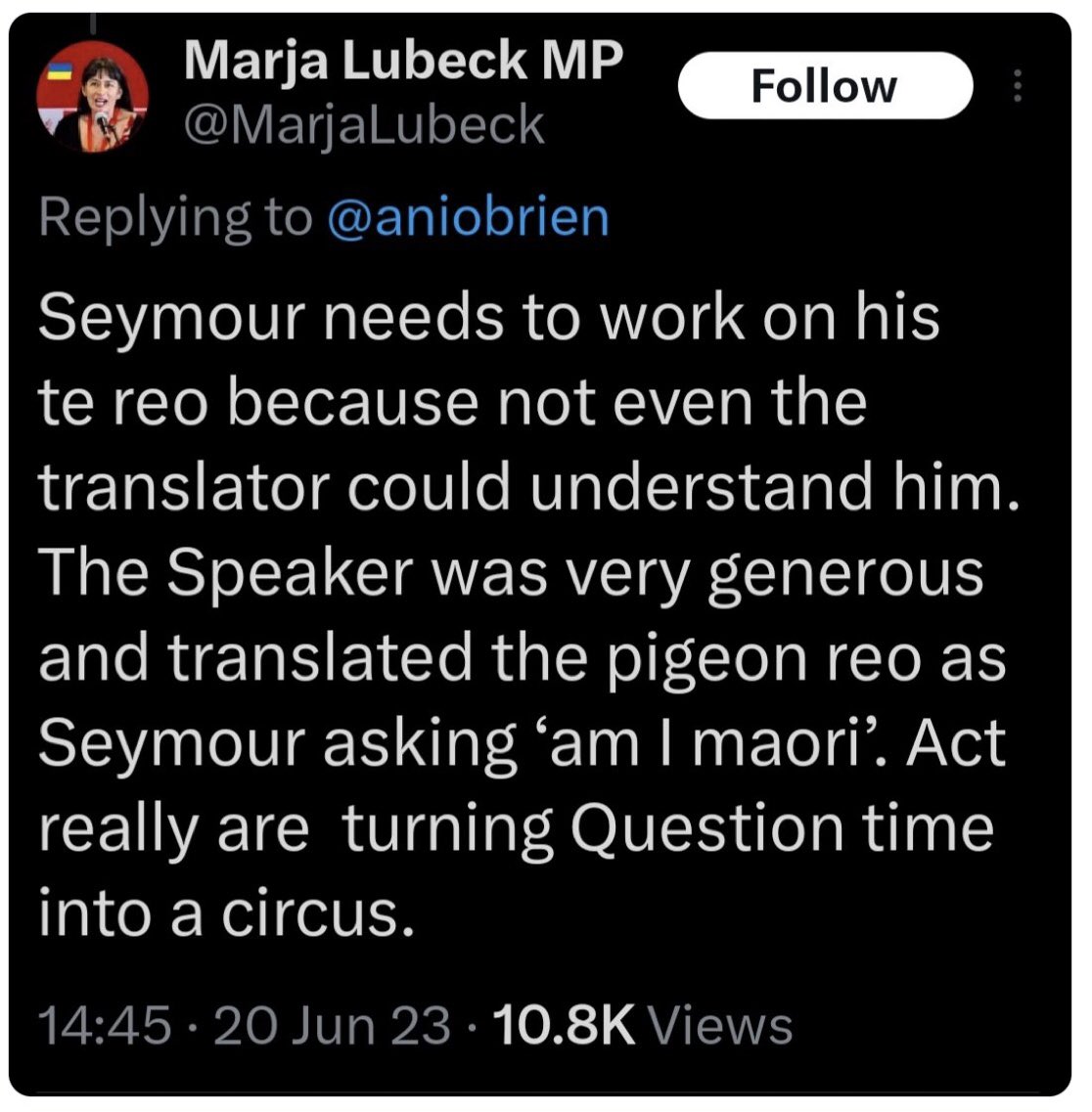 This is how we feel when some labour MPs speak English.