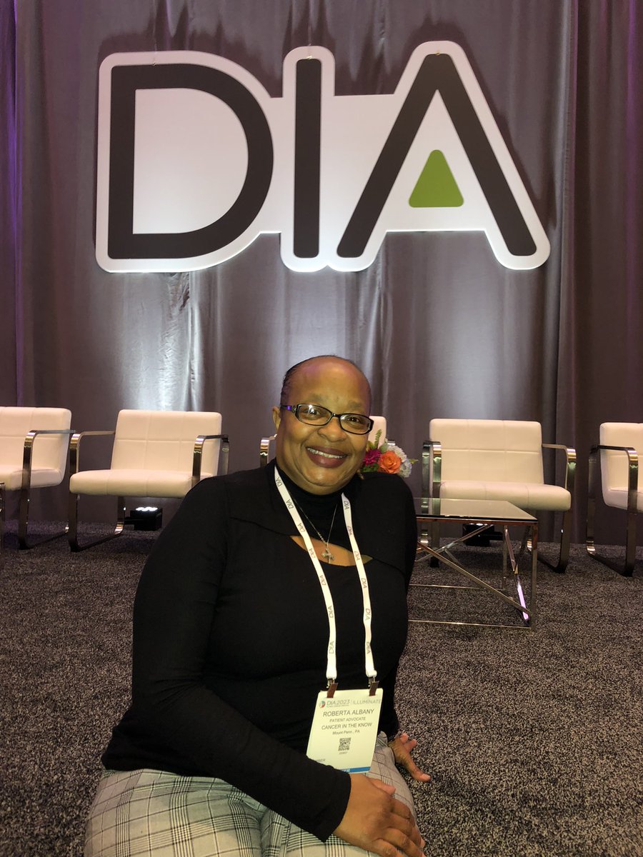 Great first day @DrugInfoAssn thank you for the opportunity to share the patient’s perspective #DIA2023 #diversity #equity #clinicaltrials #healthcare #research #inclusion #advocacy