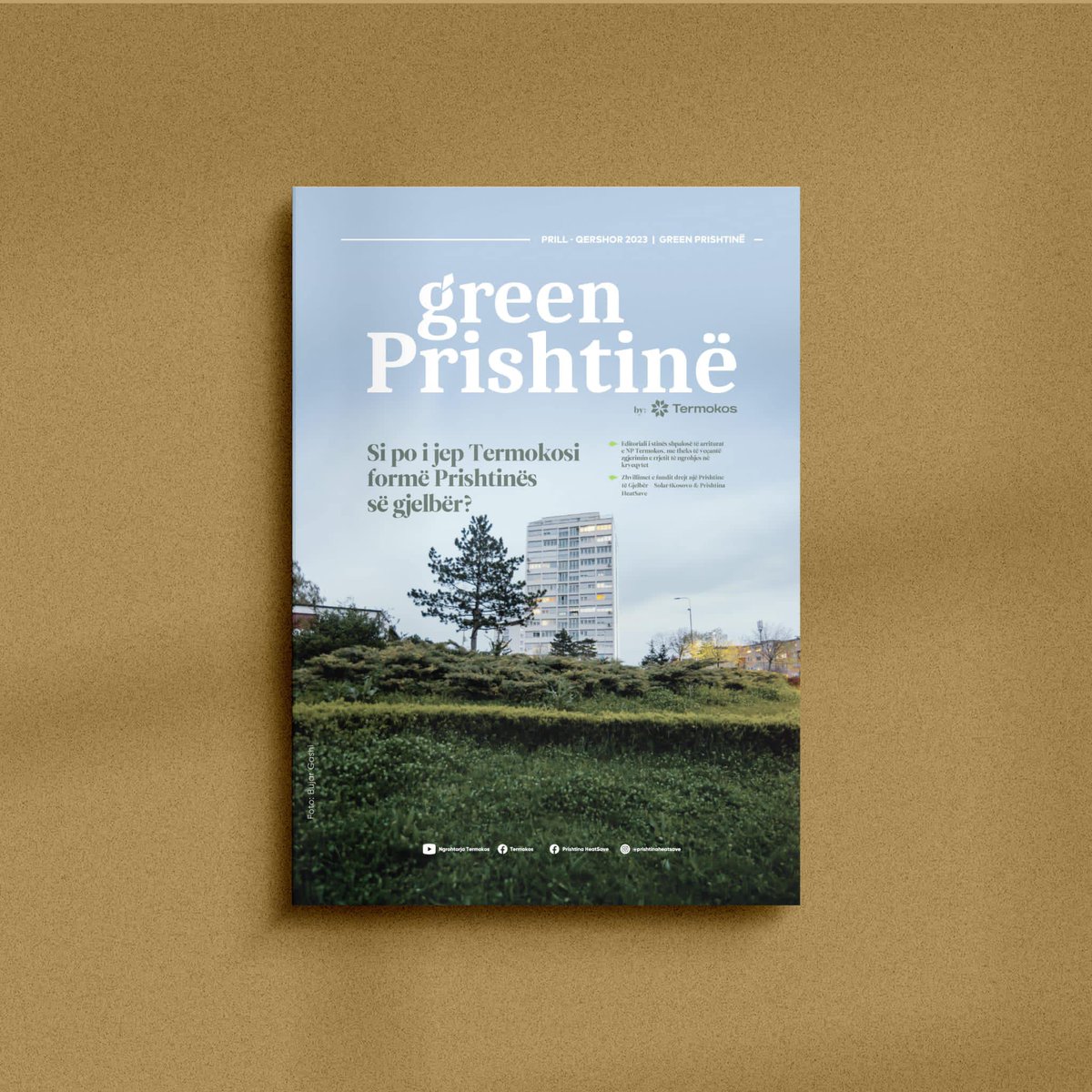 Fisnik__Osmani's tweet photo. Ju prezantojmë numrin e parë të #GreenPrishtinë publikuar nga Ngrohtorja #Termokos 📷
Përmes shkrimeve, diskutimeve me eskpertë të energjisë e mjedisit dhe lajmeve të fundit në fushën e energjisë në vend, #GreenPrishtinë do të vij tek ju, https://t.co/IJnOfFhtNd