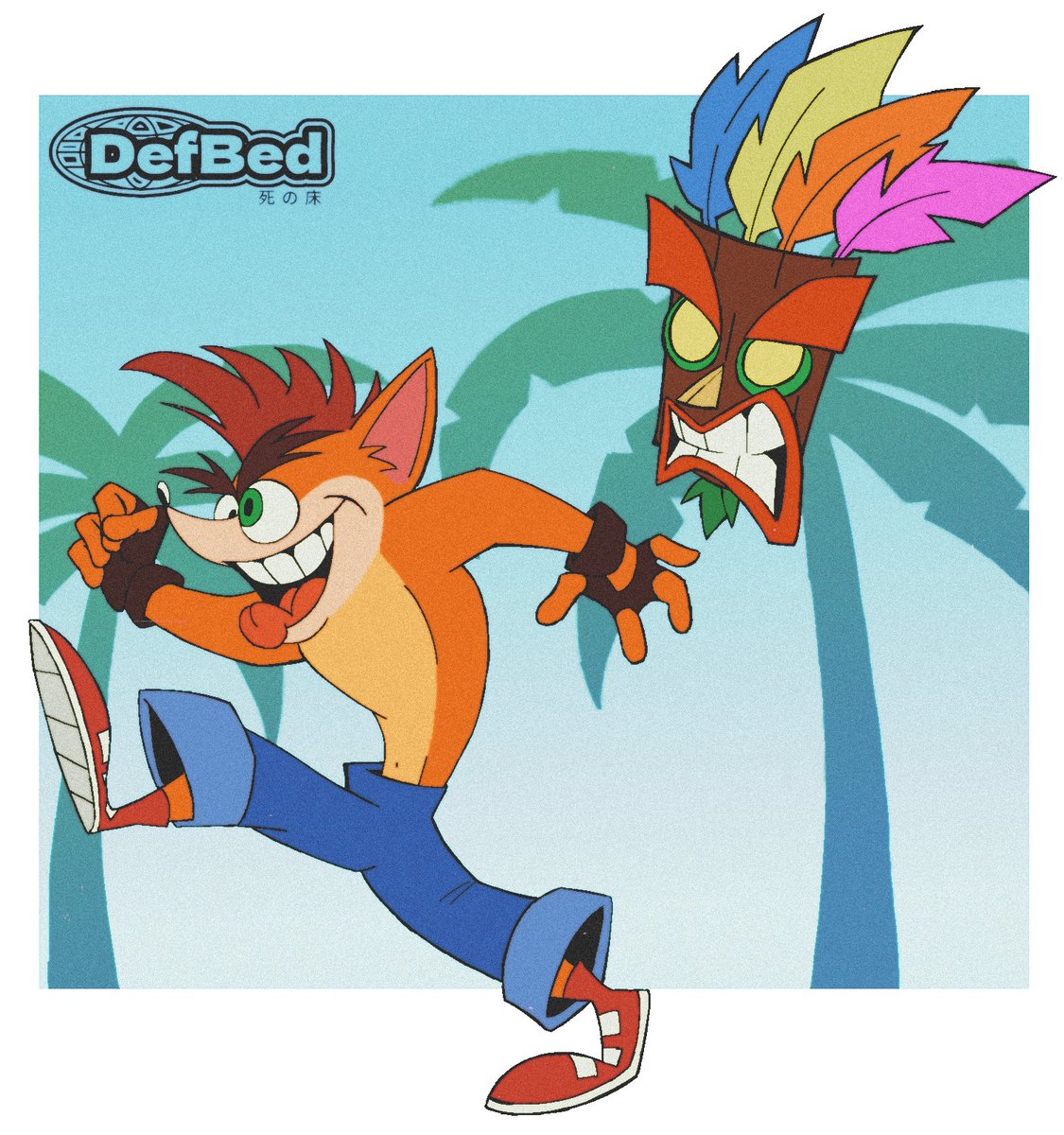 Crash and Aku Aku //by me ^v^ #CrashBandicoot #crash #CrashTeamRumble #CrashBandicootFanart #crashfanart #fanart #Videogame #videogames #videogamefanart #nostalgia #ps1 #ps2 #ctr #akuaku