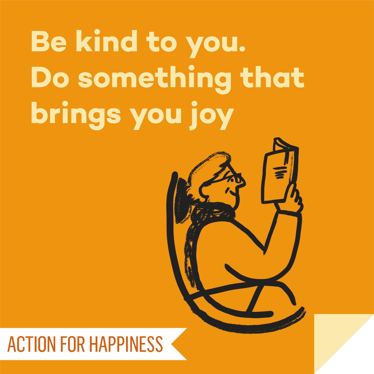 Joyful June - Day 27: Be kind to you. Do something that brings you joy actionforhappiness.org/joyful-june #JoyfulJune