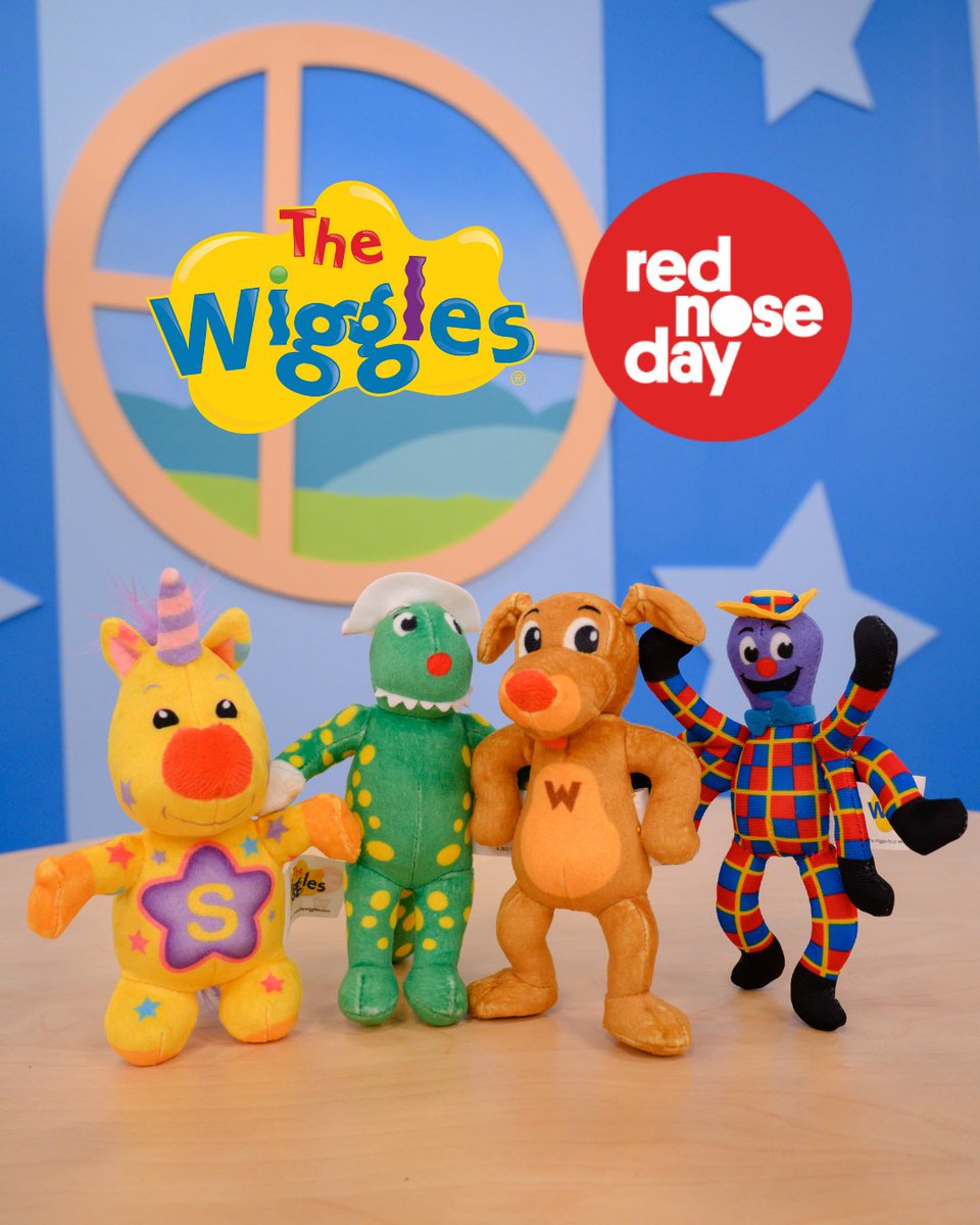 The Wiggles and Red Nose Day Australia have joined forces to create these limited-edition plush toys, specially designed for the 35th Red Nose Day! 📷
Get ready for cuteness overload! 📷
Grab yours now and help make a difference!

tr.ee/TheWigglesRedN…