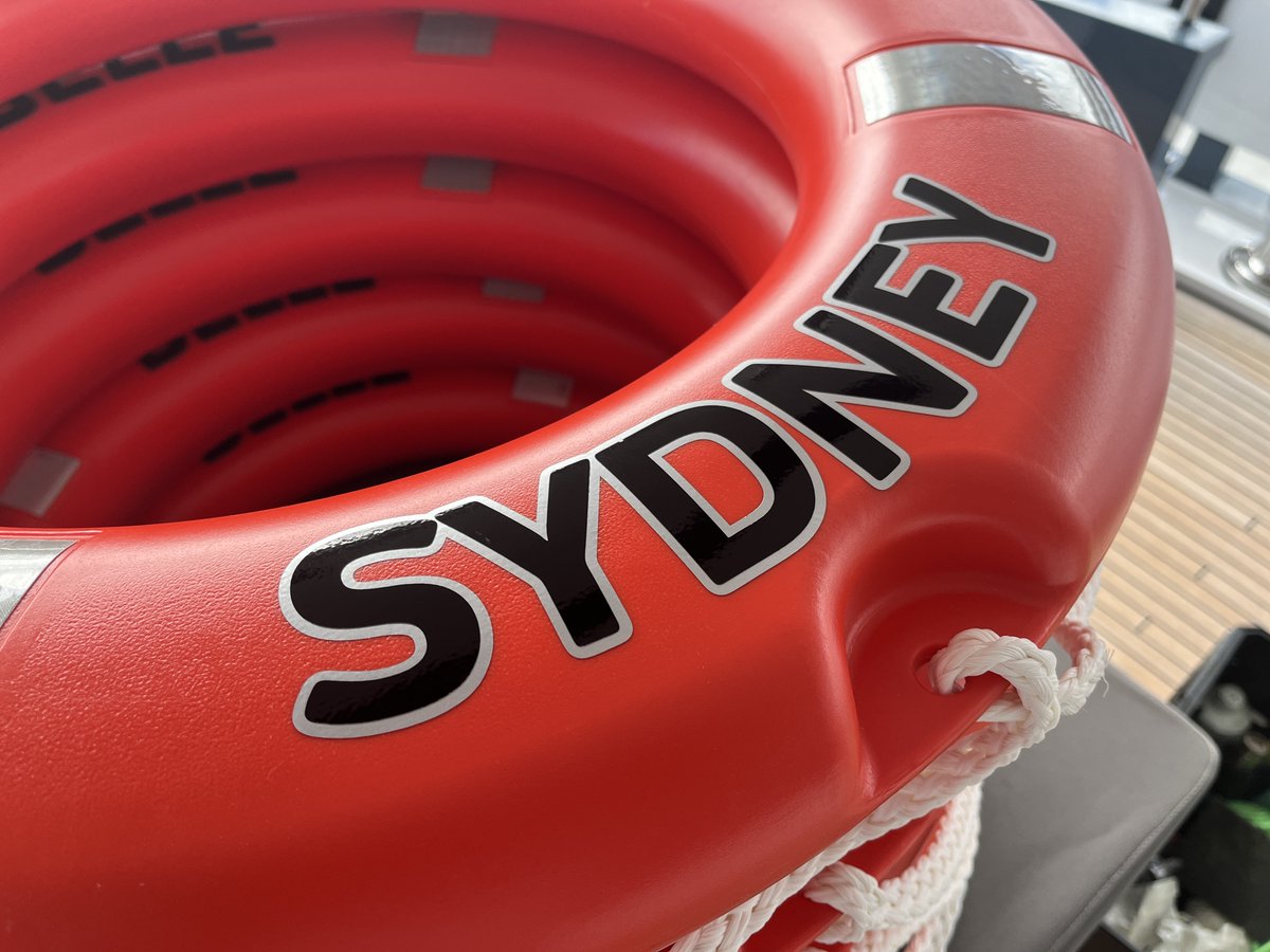 astech83's tweet image. Hit us up if you're in need of some new life ring decals or any safety decals, we've got you covered!

#InnovativeWraps #VinylDecals #VinylSignages #BoatRegoDecals