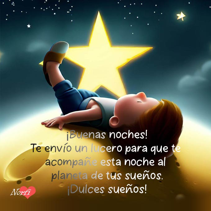 ¡Buenas noches!
Te envío un lucero para que te acompañe esta noche al planeta de tus sueños.
¡Dulces sueños!
norfipc.com/amor/palabras-…
#buenasnoches
#feliznoche