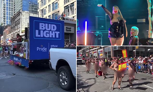 Daily Mail Online on Twitter: "Bud Light served as official sponsor at Toronto Pride parade
