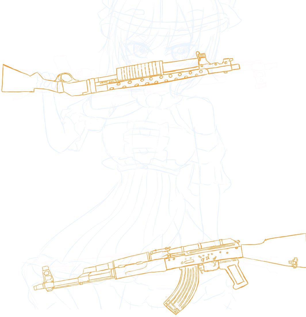rifle weapon gun no humans white background monochrome simple background  illustration images