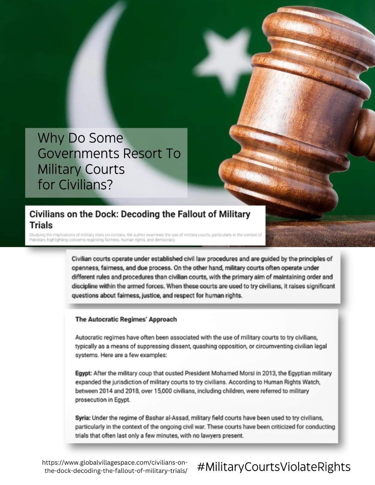 Insaf Labour Wing AJK on X: &ldquo;Military courts exist for military 