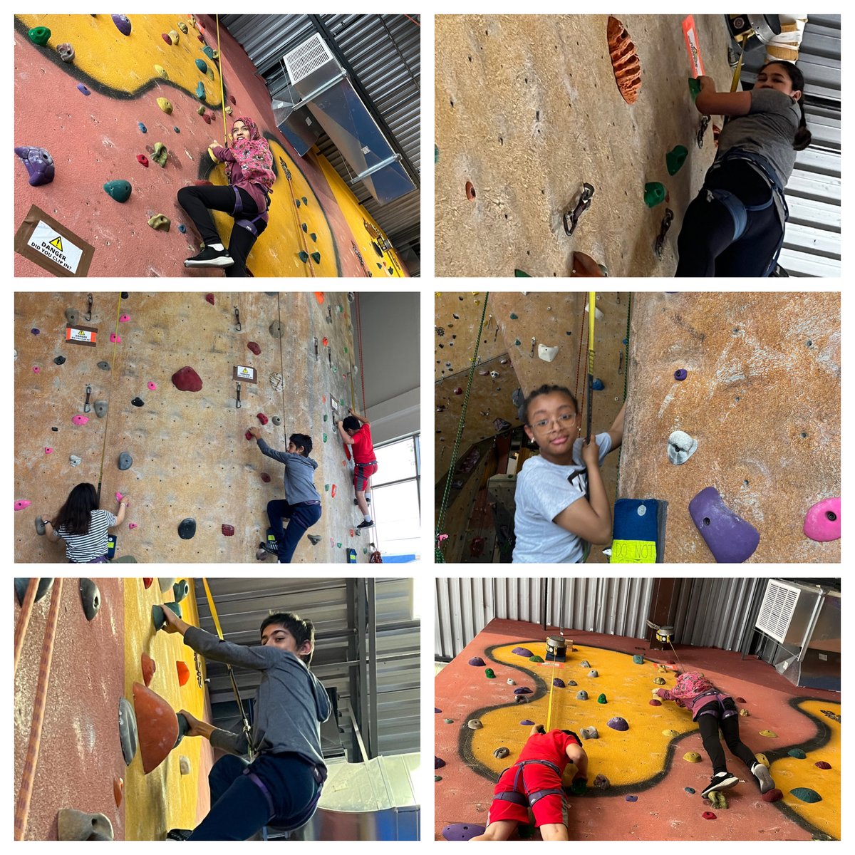 ⁦⁦Itsy Bitsy spiders 🕷️…@TDSB_Grenoble⁩ Ss having run rock climbing! 🧗‍♂️ TY PCs Magnus, Trevor & Brian for a wonderful time. @NCOFlemingdon⁩ @TPS55Div⁩ ⁦@HPE_TDSB⁩ ⁦@TDSB_MHWB⁩ #FlemingdonPark #torontoclimbingacademy