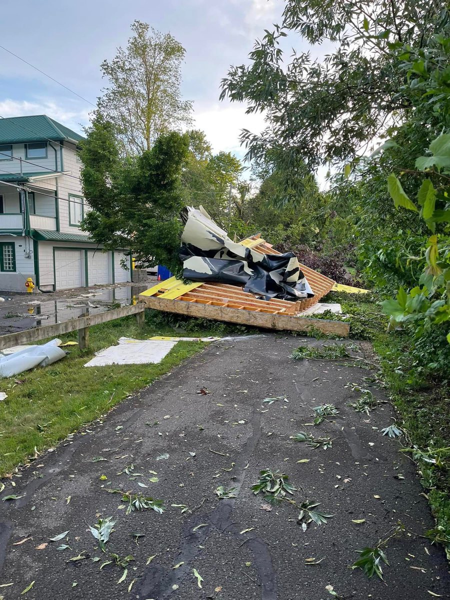 Someone’s roof on their unfinished new build blew off today and landed on the friendship trail 

I was outside smoking a joint during this and finished even when being pelted with hail

Built different 💪 🤣😂