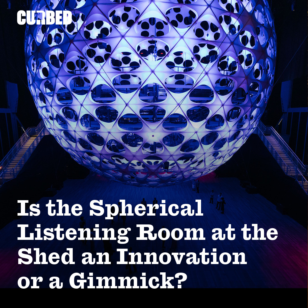 .@jdavidsonNYC reviews the Shed’s Sonic Sphere at Hudson Yards, a ball-shaped venue that intends to wrap the listener in music trib.al/ftMexg7