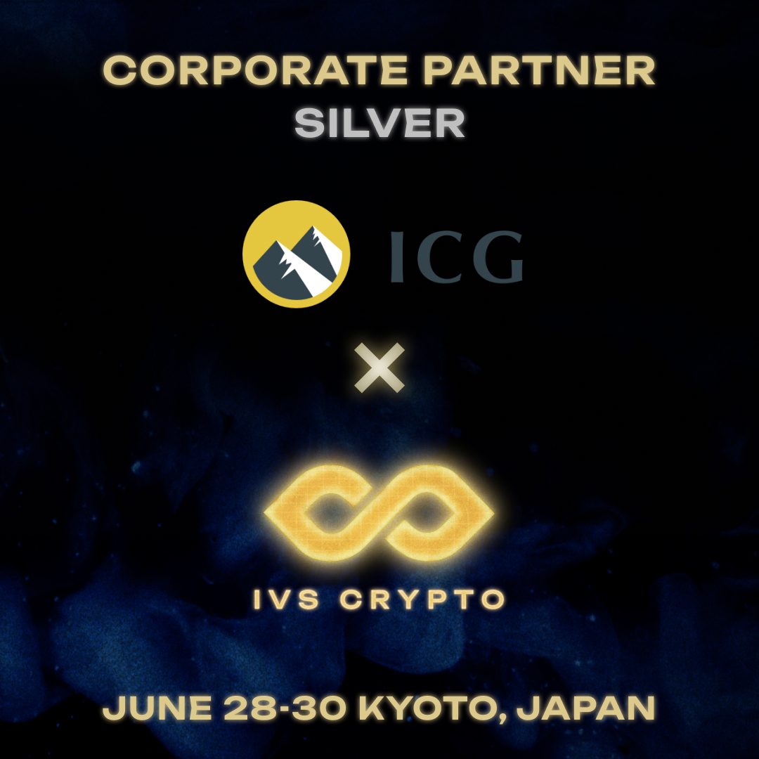 Honored to welcome our Silver Corporate Partner @icg_io at our upcoming #IVSCrypto conference from 6/28-30 🎉 ICG Trading has been doing market making and liquidity services for Re clients since 2017. Register and join us at: ivs.events/crypto