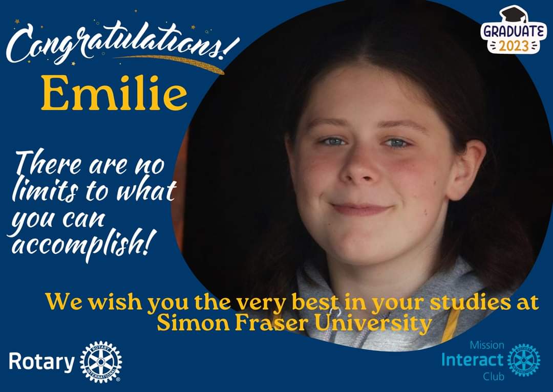 The Youth of today are the leaders of tomorrow - Nelson Mandela

#Emilie #Rotary #Youth #ServiceAboveSelf  #missionbc