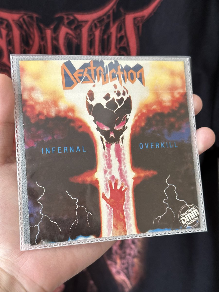 shishineko44225's tweet photo. #Nowplaying 
#DESTRUCTION 
#SENTENCEOFDEATH
#INFERNALOVERKILL https://t.co/zxvhnxwxEg