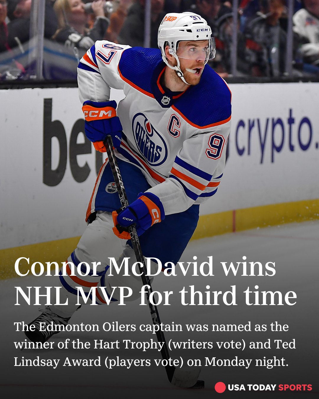 Connor McDavid Wins Hart Trophy, Ted Lindsay At 2023 NHL Awards