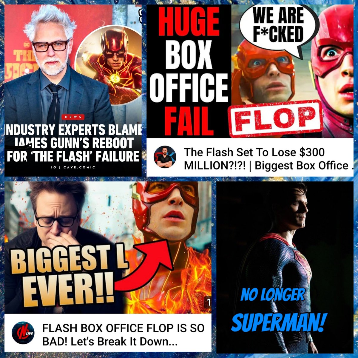 Every bad decision have a price to pay, James Gunn... Now, you're paying for it, and for what you did to the fans!
#FireJamesGunn 
#BoycottWBD
#BoycottTheFlash !