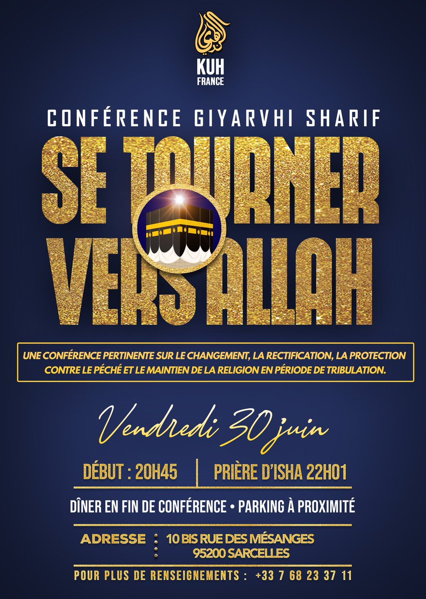 KanzulHudaFR's tweet photo. Ce vendredi à 20H45 Insha’Allah https://t.co/j9d9J2JbtV