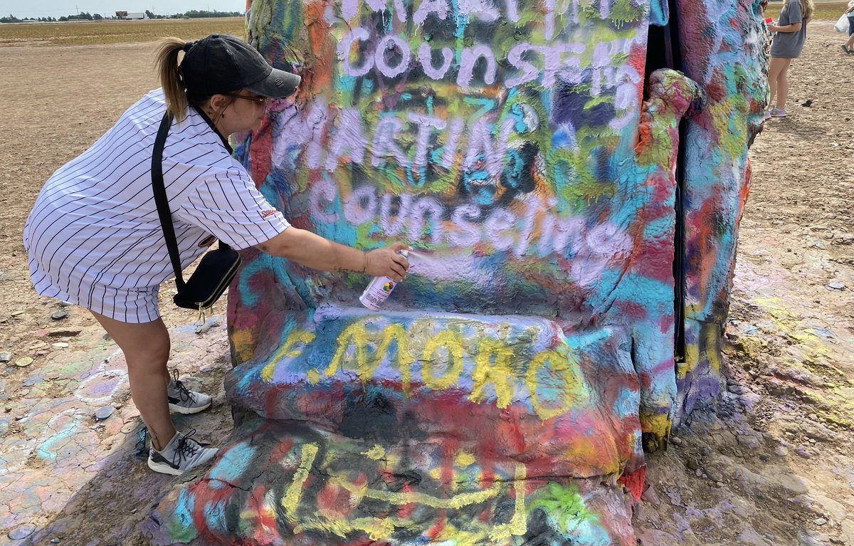 HumanaMenteHTX's tweet image. #selfcare #timeformyself #mentalhealth #recharge #rechargingmysoul #cadillacranch #amarillotx #martincounseling