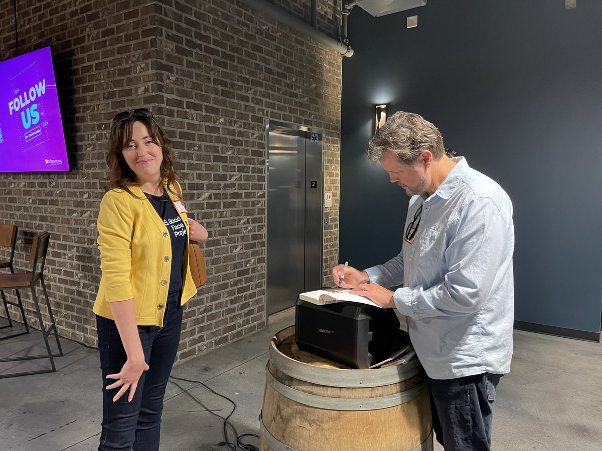 Here's Etienne De Bruin at AleSmith Brewing Company signing his recent book titled "CTO Excellence in 100 Days."