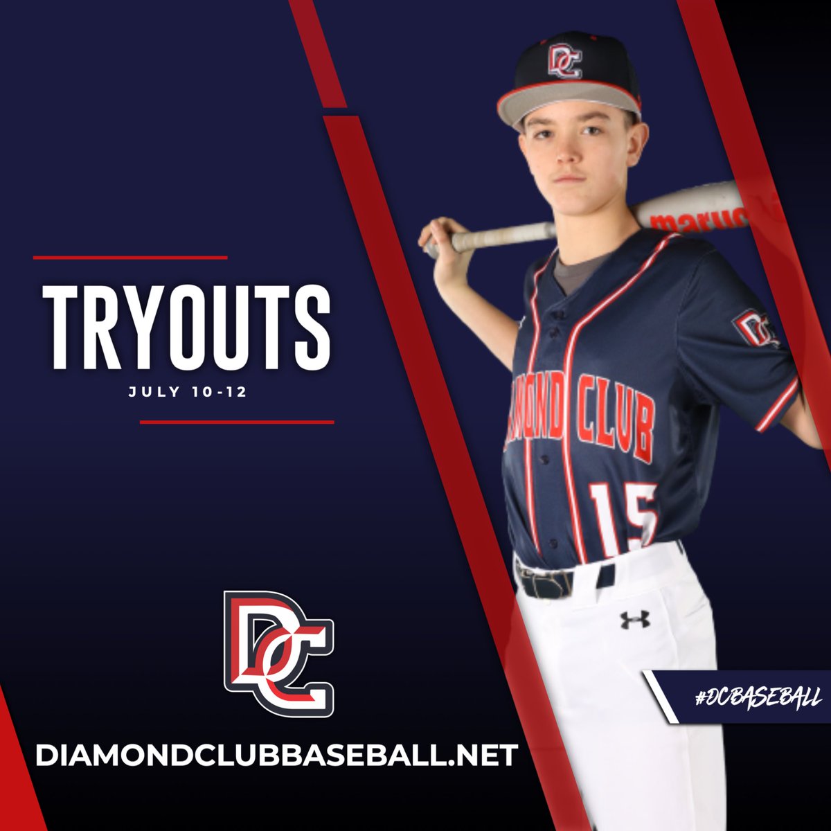 Youth tryouts start July 10th! Visit diamondclubbaseball.net for complete details. #colorado #youthbaseball #tryouts