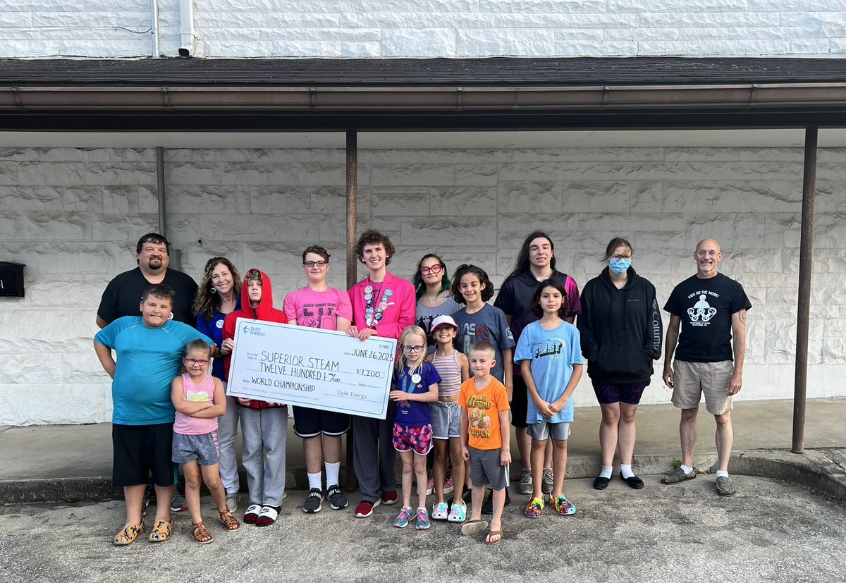 Proud to see <a href="/DukeEnergy/">Duke Energy</a> Foundation support the important work going on at <a href="/SteamSuperior/">Superior STEAM</a> in Beford. Teaching youth technology that will power future generations. Great job on your recent success at Worlds and thanks for the great visit! Zach and I had fun 😊 #WeAreDE #robotics