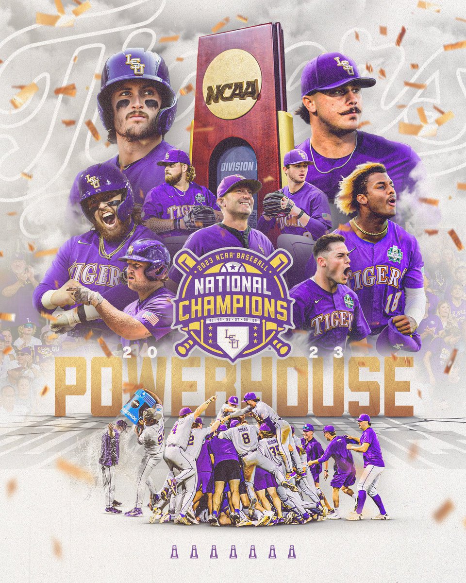 LSUJesus's tweet image. Truly I tell you, thou art 
NATIONAL CHAMPIONS!! @LSUbaseball 
#ForeverLSU #GeauxTigers