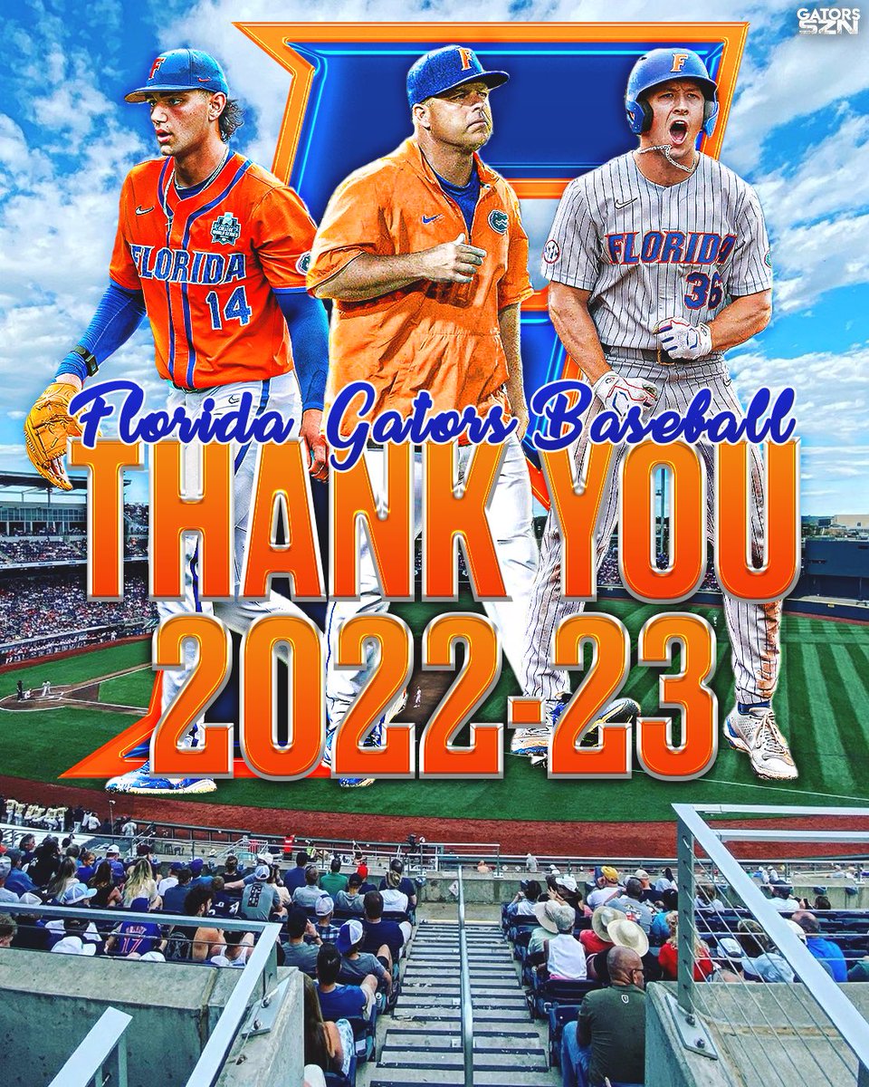 gatorsszn's tweet image. Thank your Gator Baseball for the memories