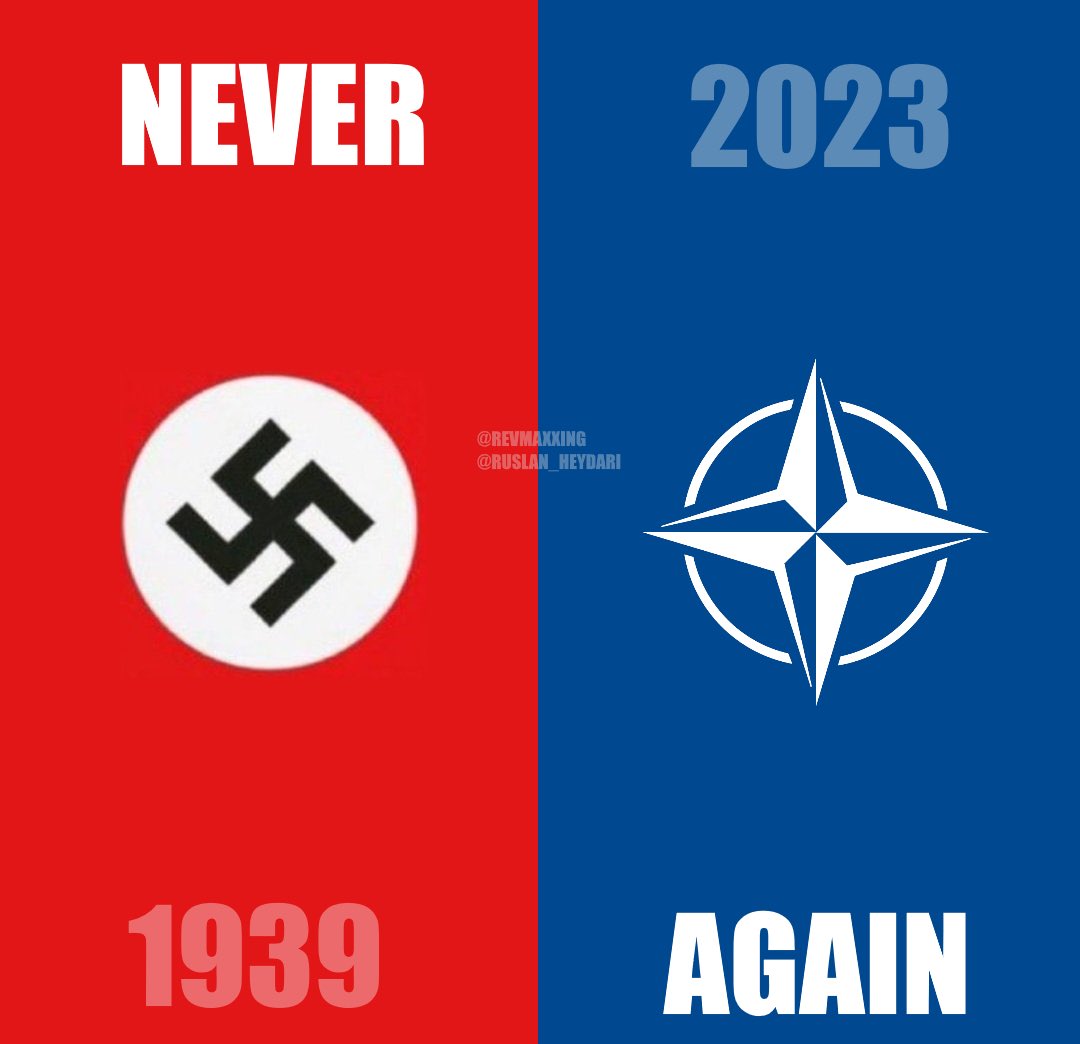 REVMAXXING's tweet photo. NATO is the 4th Reich https://t.co/oCOKUVF2Iz