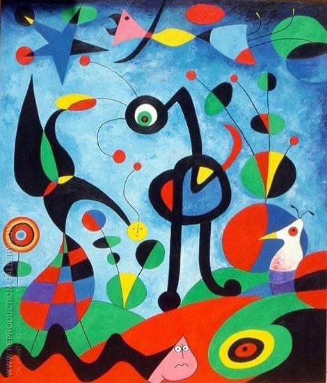 El jardín - Joan Miró - 1925