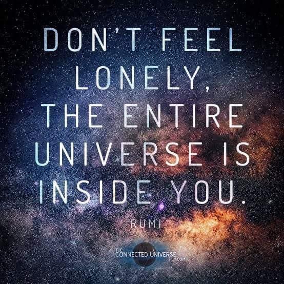 MonaLee41142040's tweet image. Wisdom Note🪷
................................................
Do not feel lonely, the entire universe is inside Stop acting so small. You are the universe in ecstatic motion. Set your life on fire. Seek those who fan your flames.* ~ Rumi

This deep meaning quote from Rumi