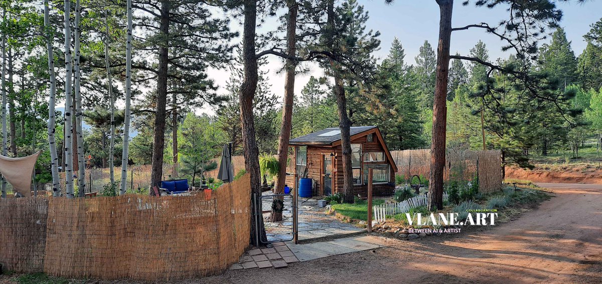 vlaneART's tweet photo. Where the inspiration happens! A little sneak peek of the #vlaneART garden. #artistatwork #creativespace #photography #garden #Colorado visit me at https://t.co/jcmhnP44d8 https://t.co/IW6OfGOIPd