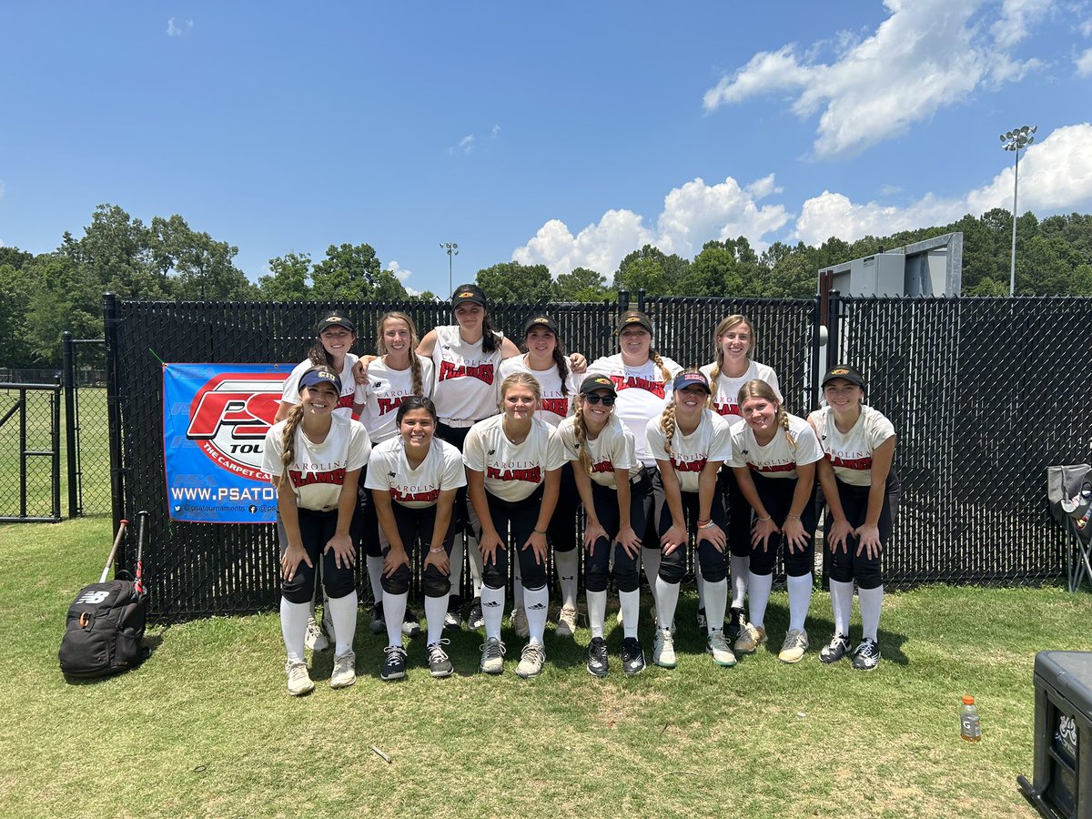 carolinaflames1's tweet photo. Had a great weekend of ball at the Scenic City in Chattanooga! Thanks to all of the coaches that watched us play! https://t.co/1NQJOF5iHf