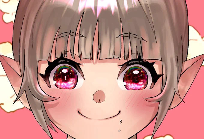 #ほっぺの斜線は可愛い 