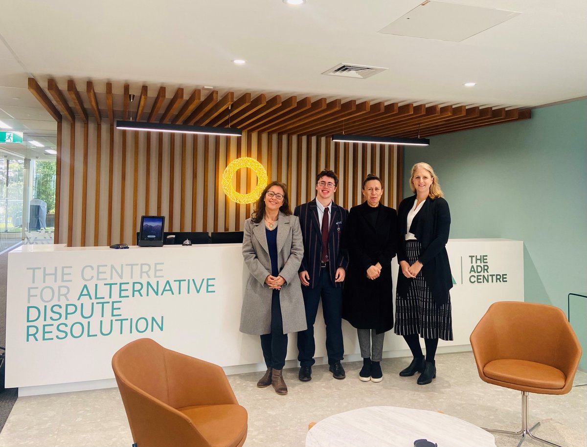 centre_adr's tweet photo. What a pleasure to host Max and Leah (pictured in the middle) at the #ADR Centre today for AUT’s Shadow a #Leader Initiative.
We so enjoyed having you and hope you have come away knowing more about alternative #dispute resolution.
#AucklandUniversityofTechnology #AUTSAL https://t.co/MbrR7KJaBe