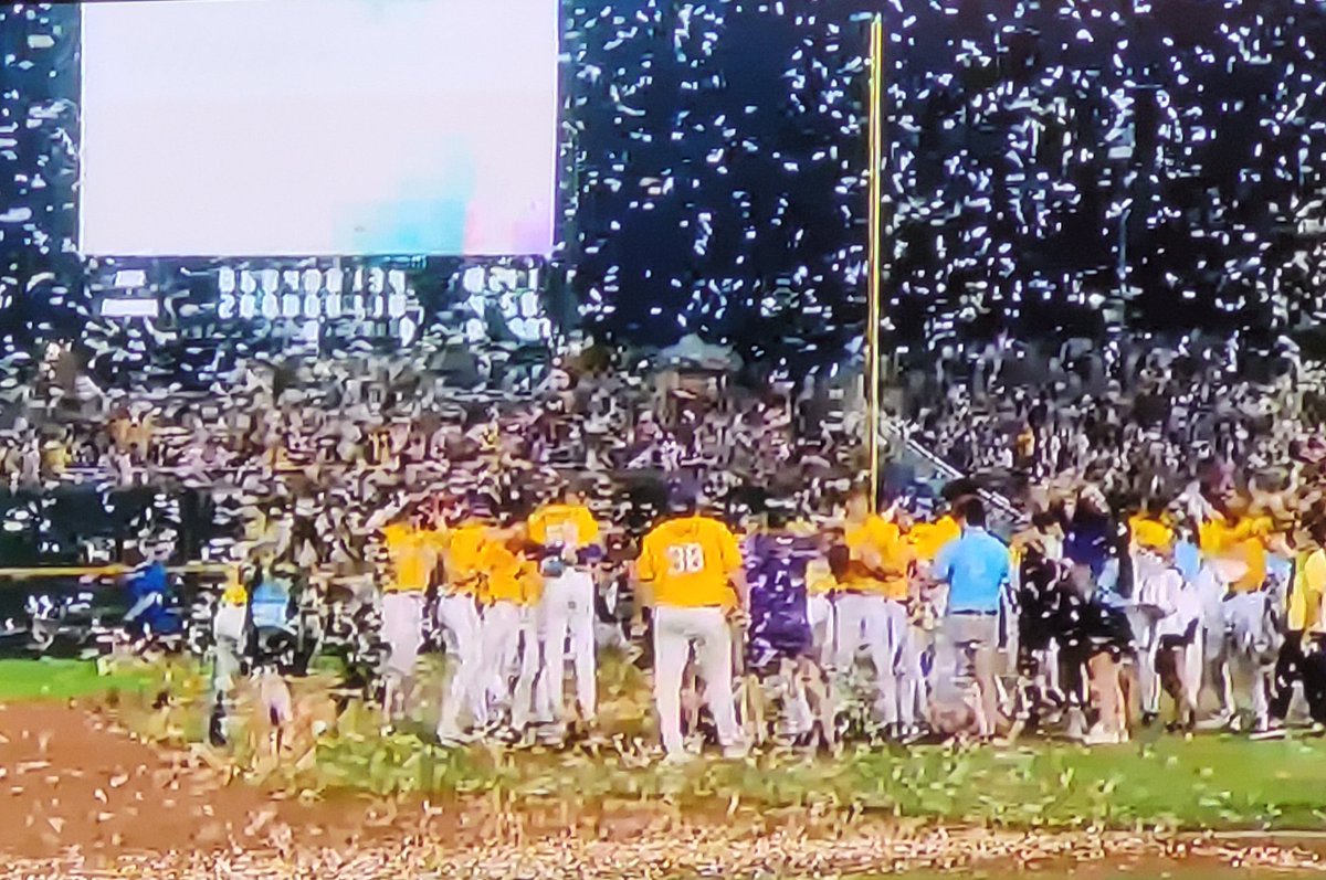 MartySande34622's tweet photo. The thrill of victory and the agony of defeat. Congrats to #lsubaseball for winning the #CWS2023 championship. #lsu #CWSOmaha #cws #lsuvsflorida #GatorsBB https://t.co/ShIPwSLaCK