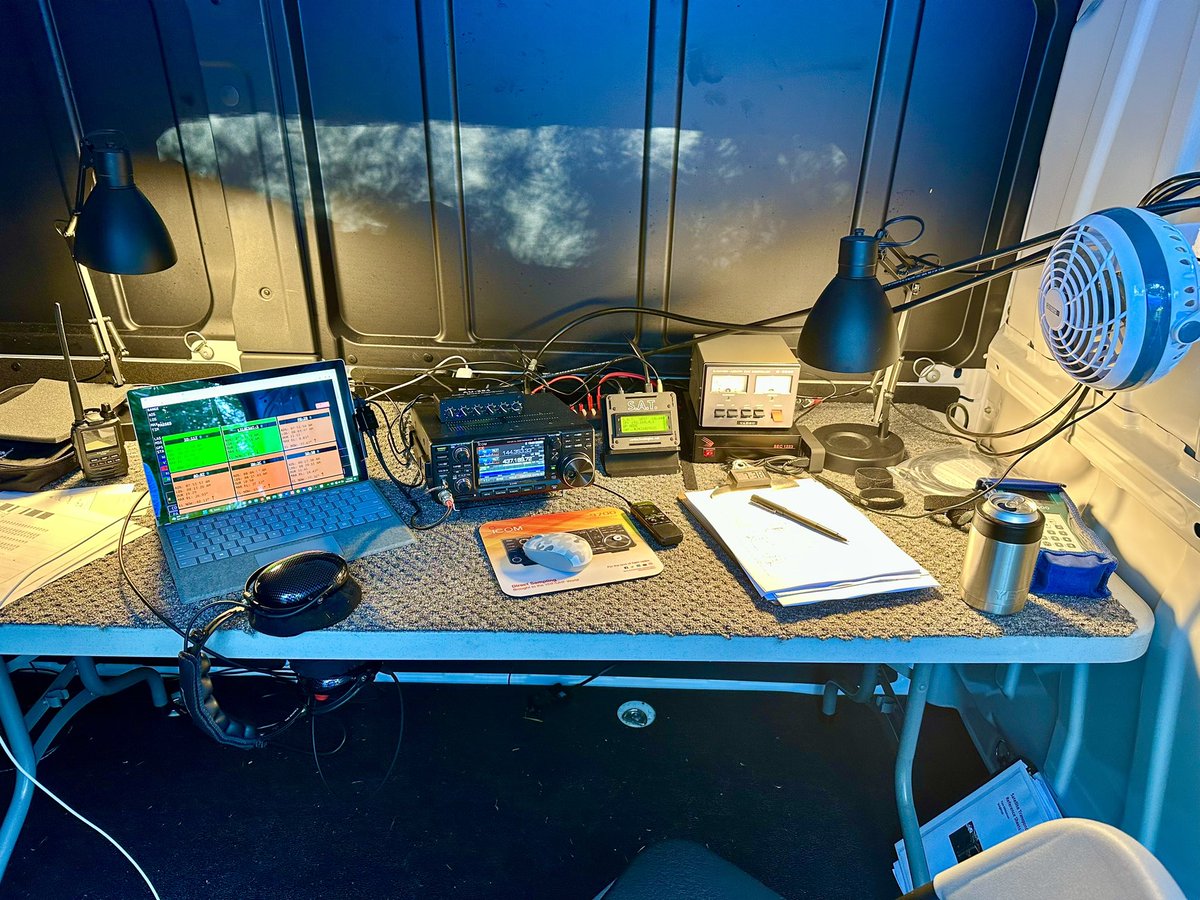 WA0POD's tweet photo. @mwfoutch1 @AMSAT @arrl Matt, Congratulations! Delighted to give you the FM contact! It was busy up there.  73, Tom https://t.co/iBX5AVS3hg