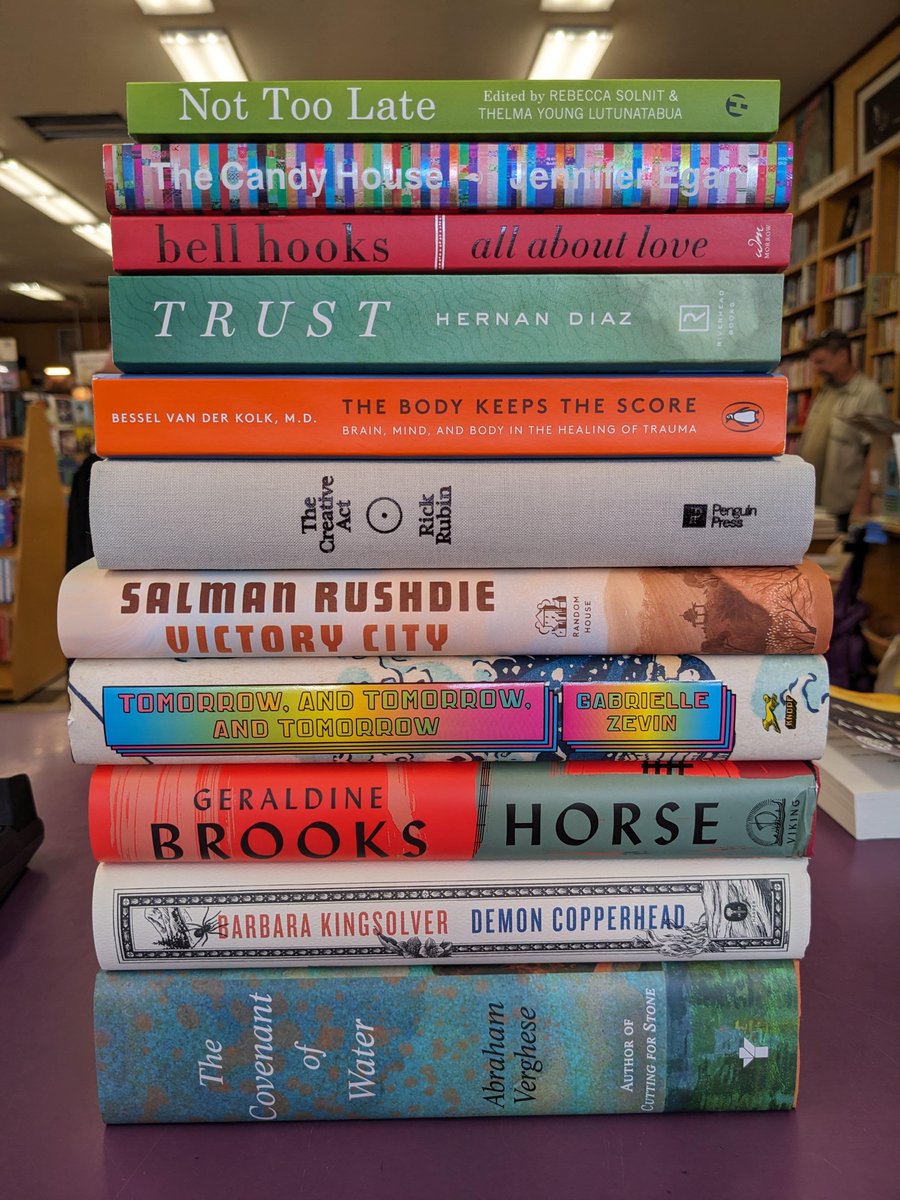 The year is halfway over so we decided to see what Pegasus Solano's adult #bestsellers have been so far! (New books only, not used.) Did any of your favorites make the list??? #IndieBookstore #Indie #Books #Berkeley #Oakland