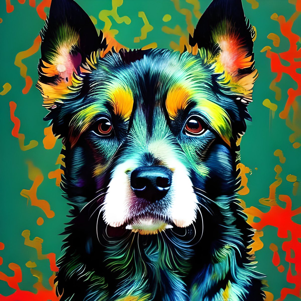 OhioAschwar's tweet photo. "Join the Doggos Challenge” - made with @NightCafeStudio 

Join the challenge at https://t.co/sybPFg8Gu2

#aiart #nightcafe #digitalart https://t.co/L6eO1Fsmlv