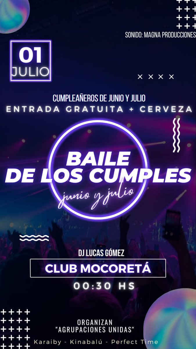 PerfectTime__1's tweet photo. Este sábado la rompemos y de la mano de agruppss unidas🤪🤪🤪🍾👋🏻 @agrupkaraiby23 @agrupkinabalu https://t.co/YmfWvHHcOK