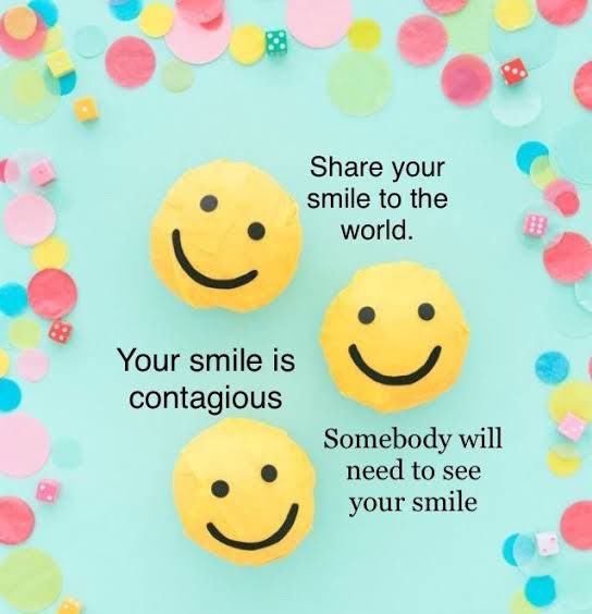 Be GENEROUS with Your SMILE!😊😊😊
It brings Positivity and Happiness!
#Joy #Love
#RainKindness
#JoyTrain
#UnconditionalUniversalService #UUS
#IDWP
#IAM
#BabyGo
#Mindfulness
#MentalHealthMatters 
#LUTL
#ChooseLove