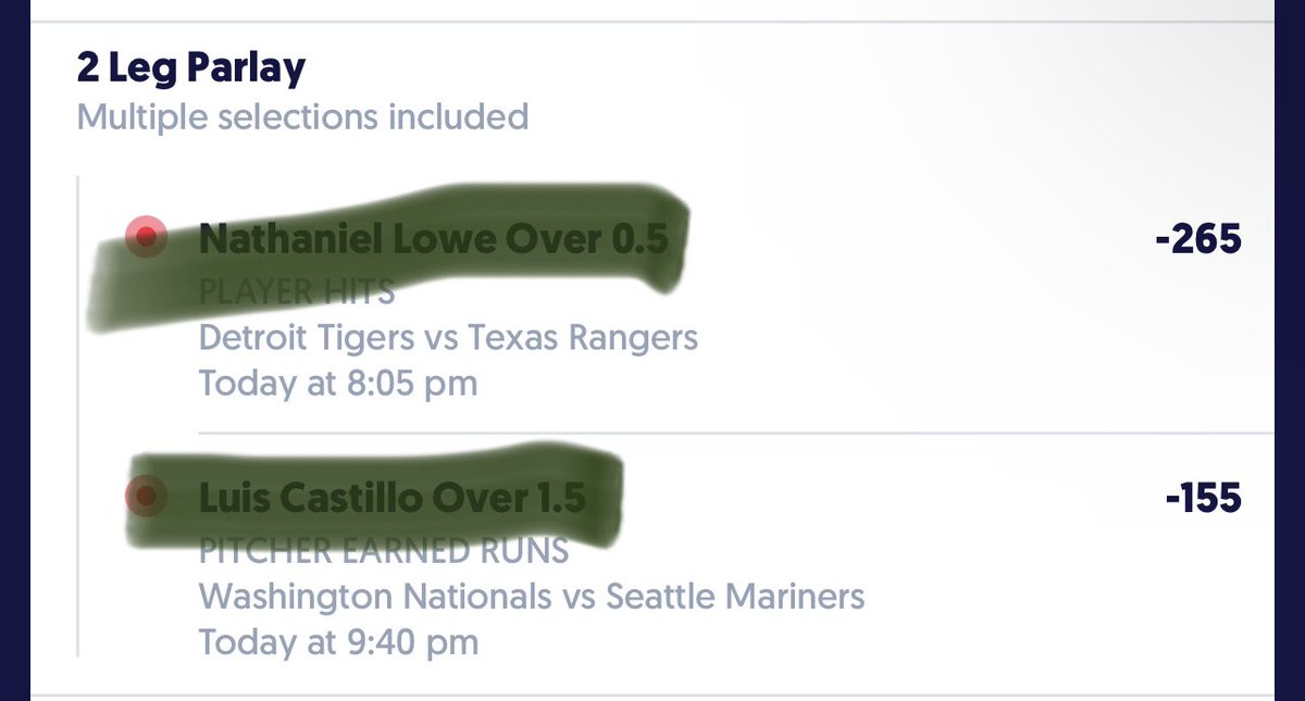 CASH THE OTHER FREE PLAY TOO👿.
#GambingTwitter #sportsbettingtwitter #mlb #PrizePicks #SportsGambling