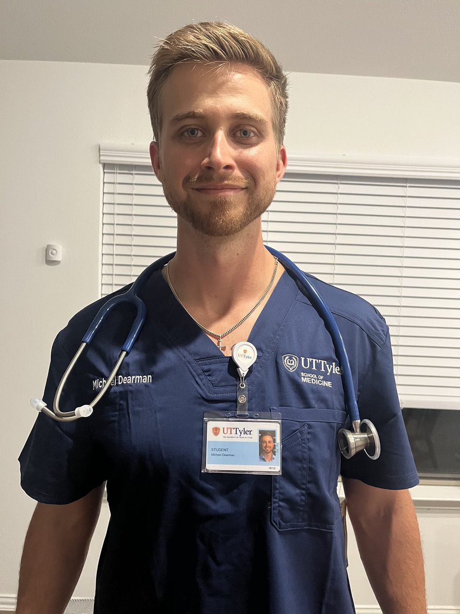 My son Michael started his first day of medical school today.  I am so proud of Michael and how hard he has worked to realize his dream of being a doctor. <a href="/_michaeldearman/">Michael Dearman</a>