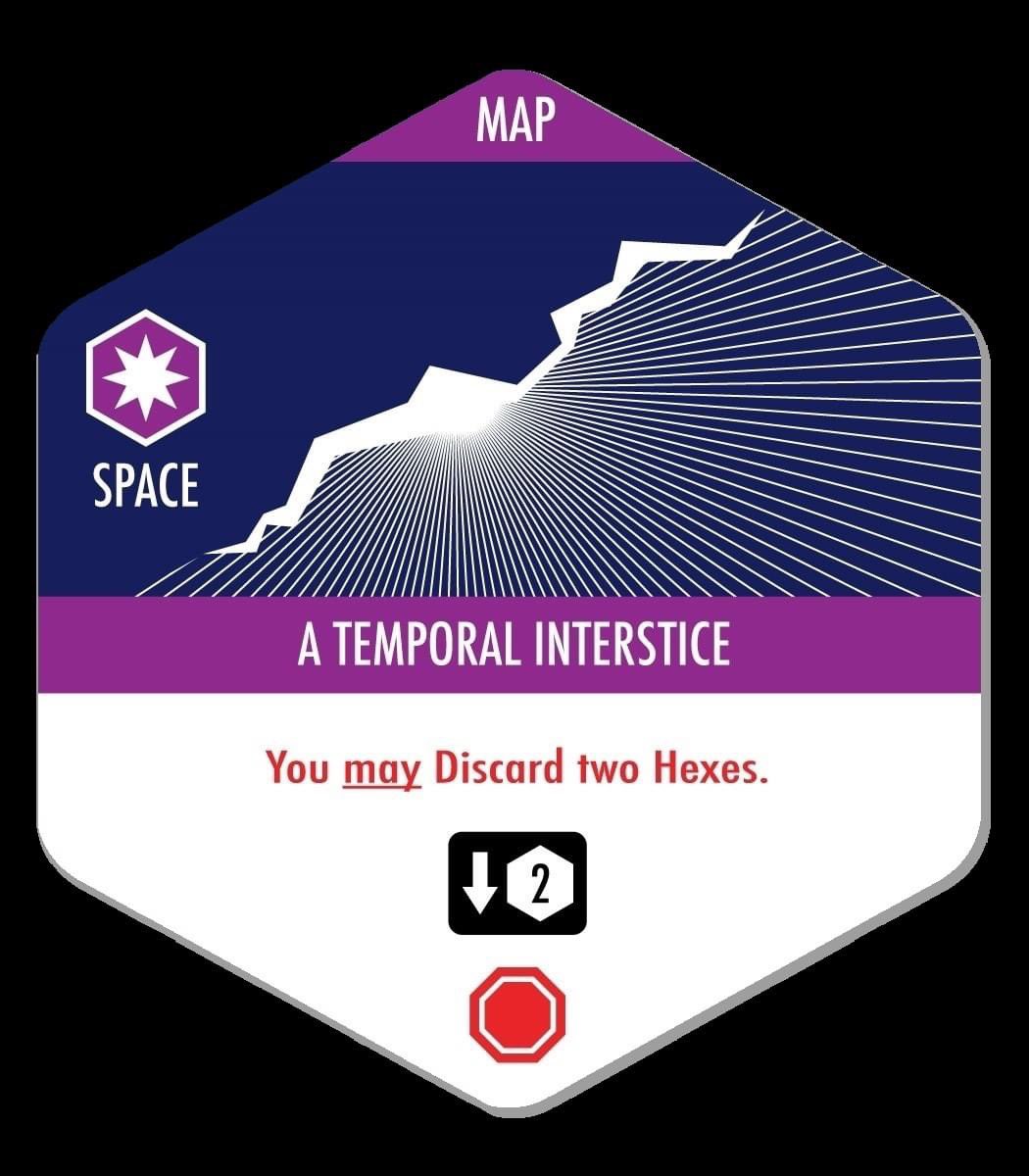 People ask where ideas for new cards come from. Players often ask if they can just discard cards. No, but the solution is here in “A Temporal Interstice'.
#gencon
#tabletop
#missiontoplanethexx
#spacegame #spacegames #bgg #boardgamegeek #tabletopgames #boardgame #moverate20games