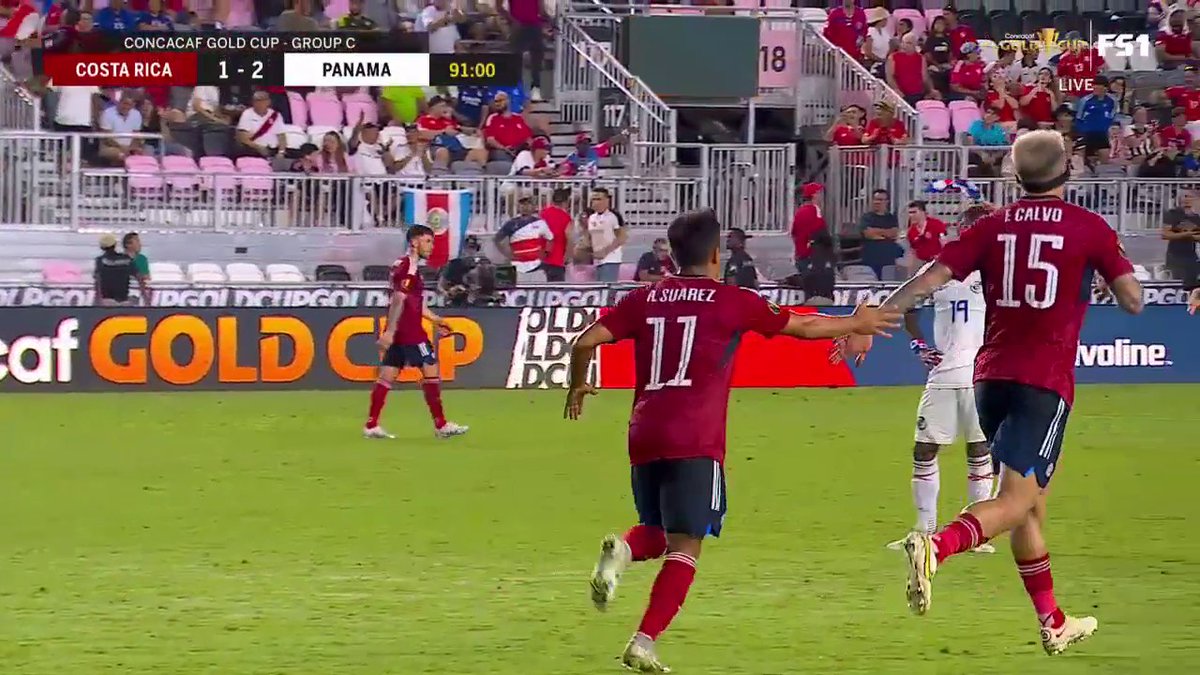 FOX Soccer on Twitter "Aarón Suárez scores Costa Rica's first goal in