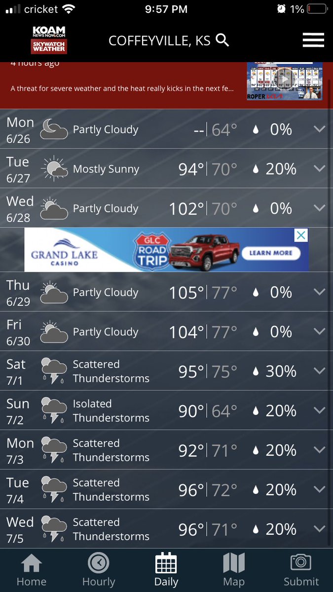 TandTAg's tweet photo. A trick right out of the play book of #Drought22. Was 50-55% chances next Monday/Tuesday. https://t.co/grBoWVNn9H