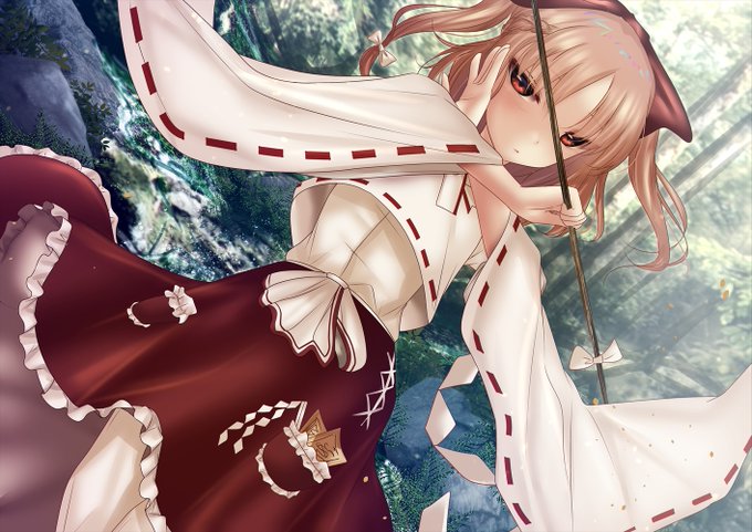 「この子誰だ?」
 「未来世紀のブロンド巫女です」
「だから誰だって聞いてるんだよ!!」
 「だから未来世紀のブロンド巫女ですって」
「埒が明かねぇ!店長呼んで来い!」
 「あー…未来世紀のブロンド巫女ですね」
「クソっ!!みんなして俺を馬鹿にしやがって!!」 