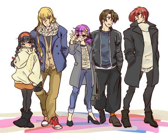 Question... Does anyone know who is the artist behind this image? 

The band of Fighters doesn't get enough fan art for such a cool concept for an AU IMO.

#SNK #KingOfFighters #KOFXV #KyoKusanagi #AthenaAsamiya #IoriYagami #TerryBogard #Nakoruru